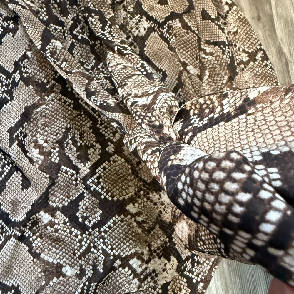 Altuzarra Brown Snake Print Top - Picture 3 of 4